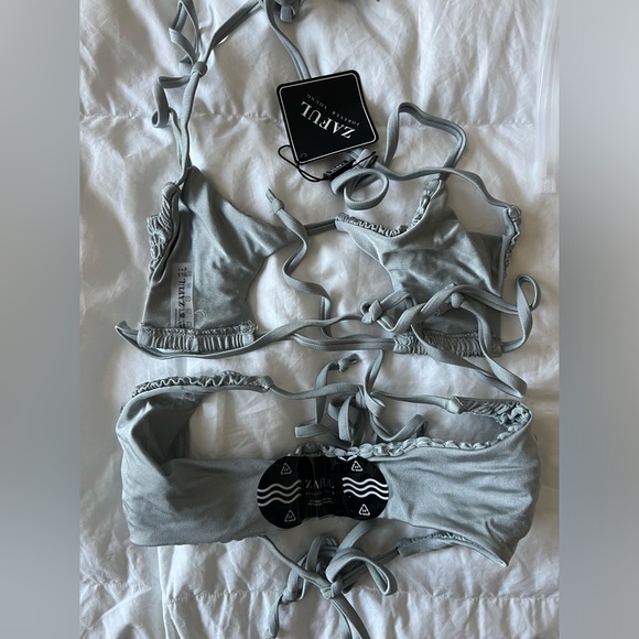 Zaful Keyhole Smocked String Bikini Set - NWT - Picture 5 of 5